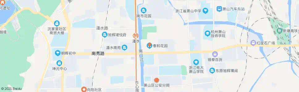 杭州泰和花园_公交站地图_杭州公交_妙搜公交查询2025