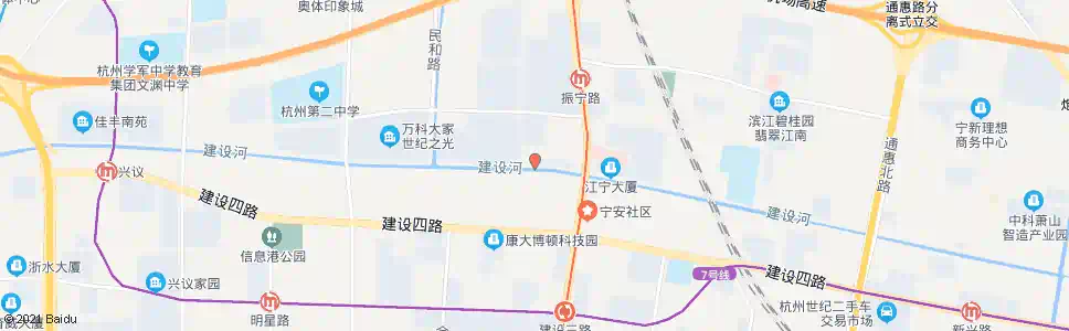 杭州幸福时代公寓_公交站地图_杭州公交_妙搜公交查询2025