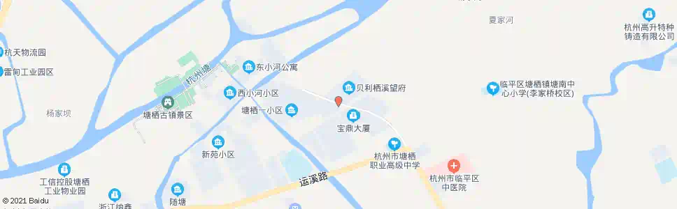 杭州塘栖路绿荫街口_公交站地图_杭州公交_妙搜公交查询2025