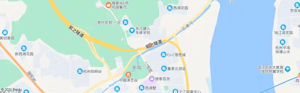 杭州梵村_公交站地图_杭州公交_妙搜公交查询2025