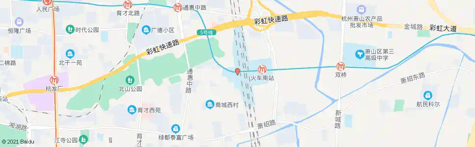 杭州运河广场南_公交站地图_杭州公交_妙搜公交查询2025