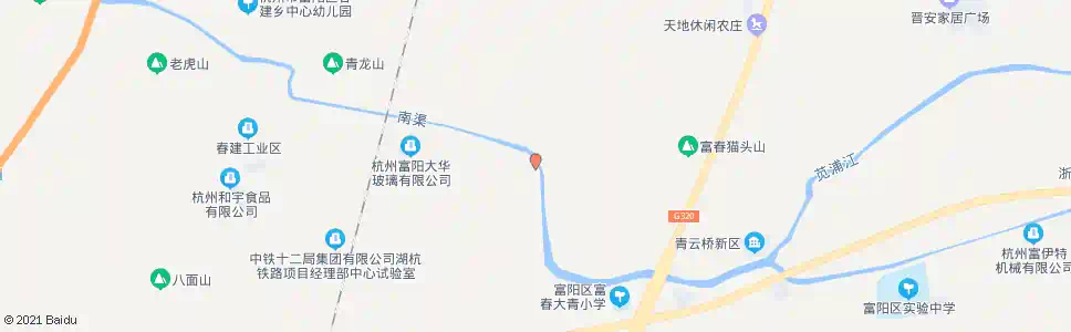杭州西邮村路口_公交站地图_杭州公交_妙搜公交查询2025