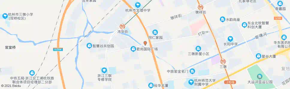 杭州大港桥_公交站地图_杭州公交_妙搜公交查询2025