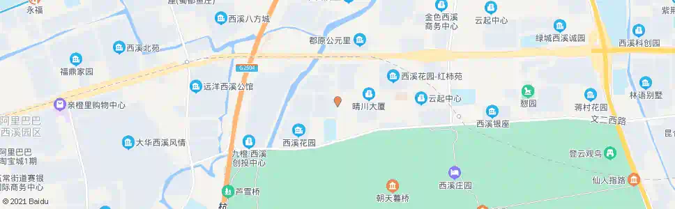 杭州西溪竞舟苑_公交站地图_杭州公交_妙搜公交查询2025