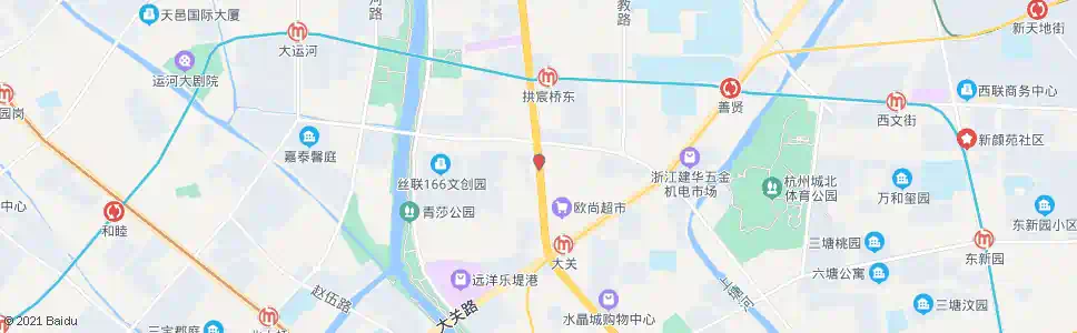 杭州上塘路绍兴路口_公交站地图_杭州公交_妙搜公交查询2025