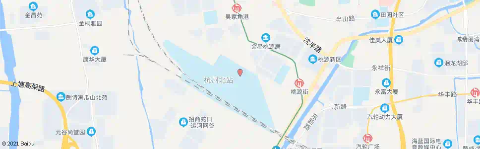 杭州官巷口北_公交站地图_杭州公交_妙搜公交查询2025