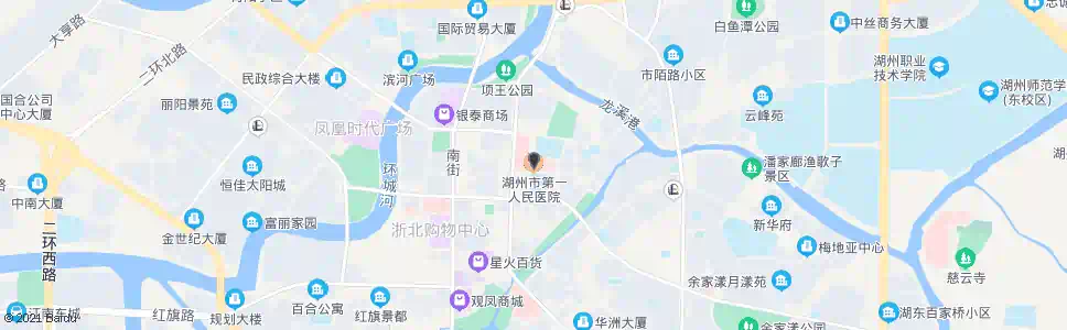 湖州第一医院_公交站地图_湖州公交_妙搜公交查询2025