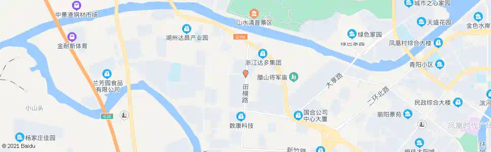 湖州田横路_公交站地图_湖州公交_妙搜公交查询2025