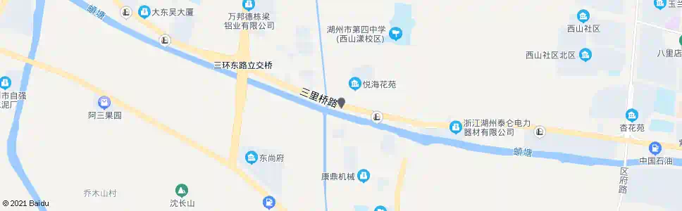 湖州八里店_公交站地图_湖州公交_妙搜公交查询2025