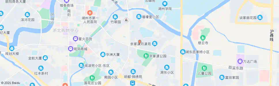 湖州交通医院(月漾苑)_公交站地图_湖州公交_妙搜公交查询2025