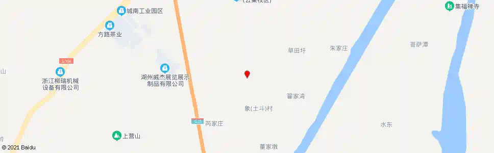 湖州上山村_公交站地图_湖州公交_妙搜公交查询2025