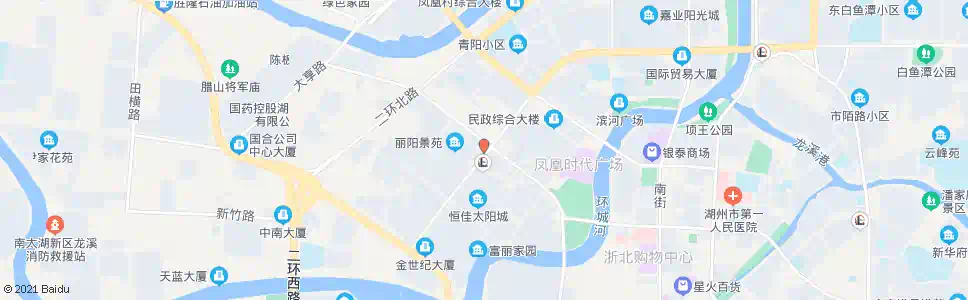 湖州新华保险(市招投标中心)_公交站地图_湖州公交_妙搜公交查询2025