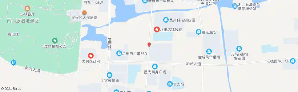 湖州多媒体产业园(西)_公交站地图_湖州公交_妙搜公交查询2025