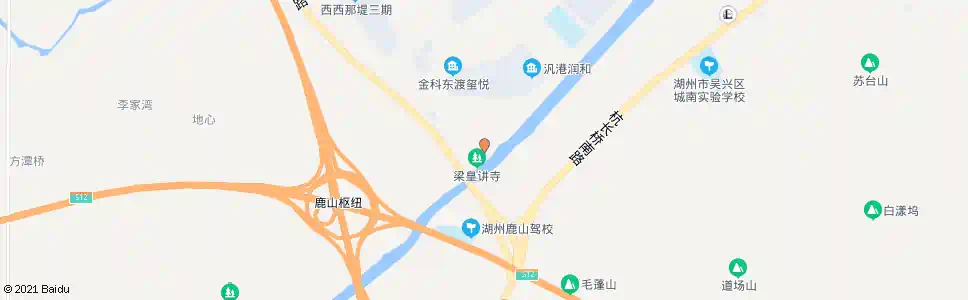 湖州金鸡山_公交站地图_湖州公交_妙搜公交查询2025