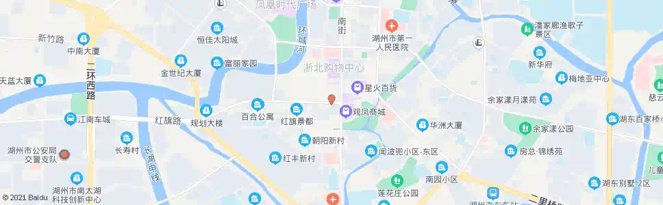 湖州新天地商厦_公交站地图_湖州公交_妙搜公交查询2025