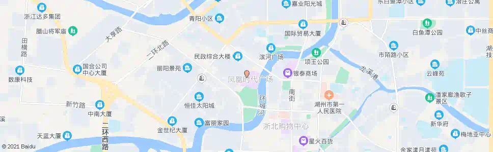 湖州时代广场_公交站地图_湖州公交_妙搜公交查询2025