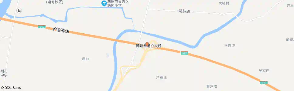 湖州环渚立交_公交站地图_湖州公交_妙搜公交查询2025