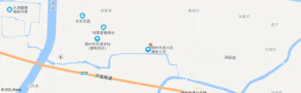湖州塘甸街_公交站地图_湖州公交_妙搜公交查询2025