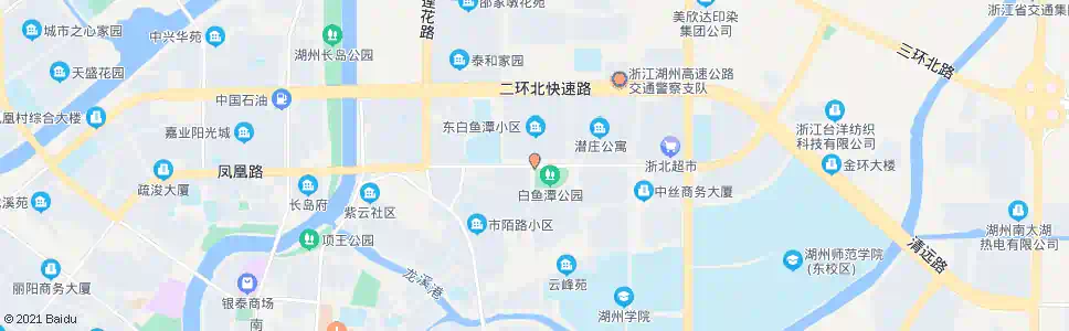 湖州东白鱼潭_公交站地图_湖州公交_妙搜公交查询2025
