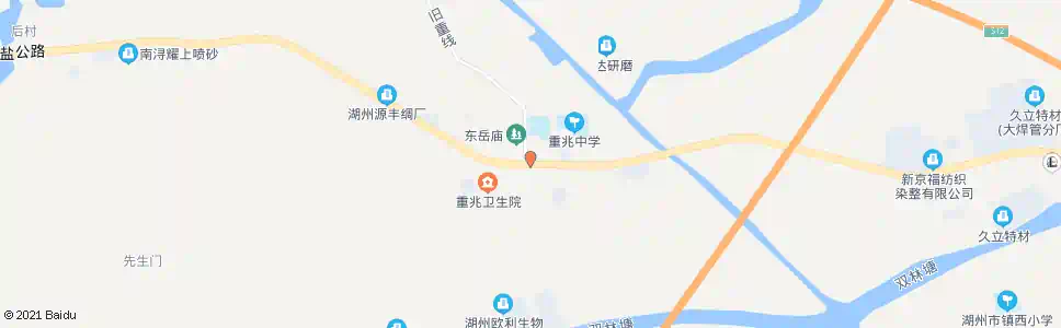 湖州重兆_公交站地图_湖州公交_妙搜公交查询2025