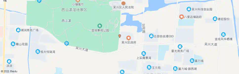湖州吴兴区政府西_公交站地图_湖州公交_妙搜公交查询2025