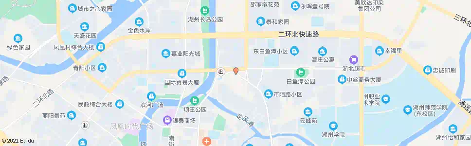 湖州西白鱼潭_公交站地图_湖州公交_妙搜公交查询2025