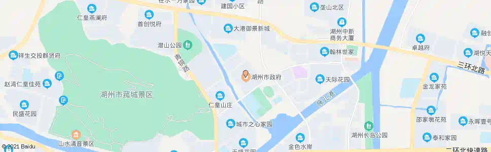 湖州行政中心南_公交站地图_湖州公交_妙搜公交查询2025