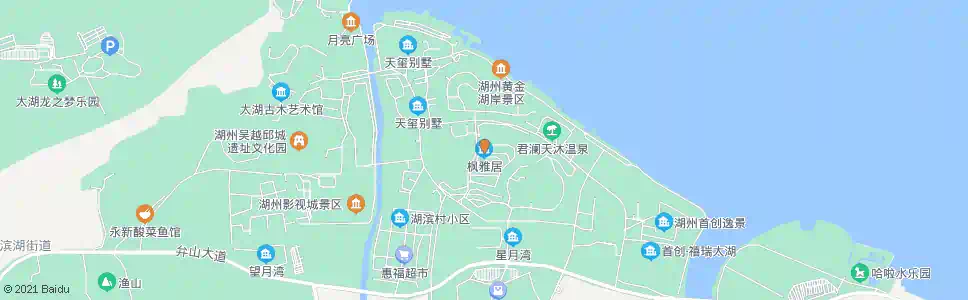 湖州枫雅居_公交站地图_湖州公交_妙搜公交查询2025
