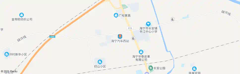 嘉兴海宁汽车西站_公交站地图_嘉兴公交_妙搜公交查询2025