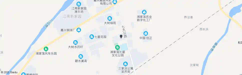 嘉兴七星街道办事处_公交站地图_嘉兴公交_妙搜公交查询2025
