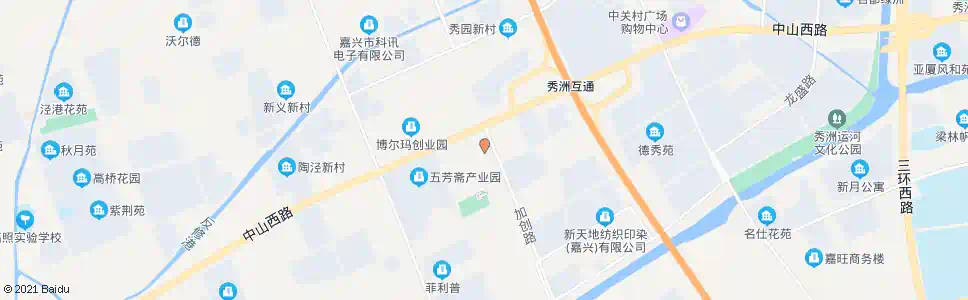 嘉兴加创路中山西路_公交站地图_嘉兴公交_妙搜公交查询2025