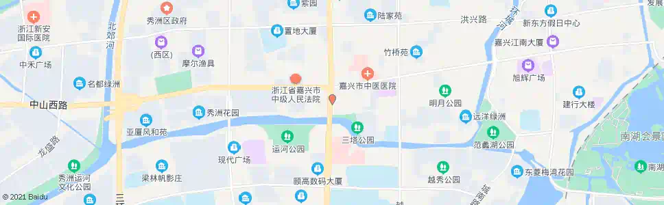 嘉兴中环西路中山路_公交站地图_嘉兴公交_妙搜公交查询2025