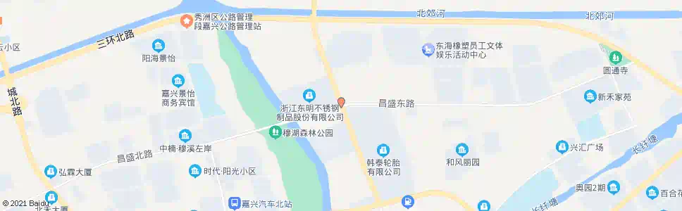 嘉兴东方路昌盛东路_公交站地图_嘉兴公交_妙搜公交查询2025