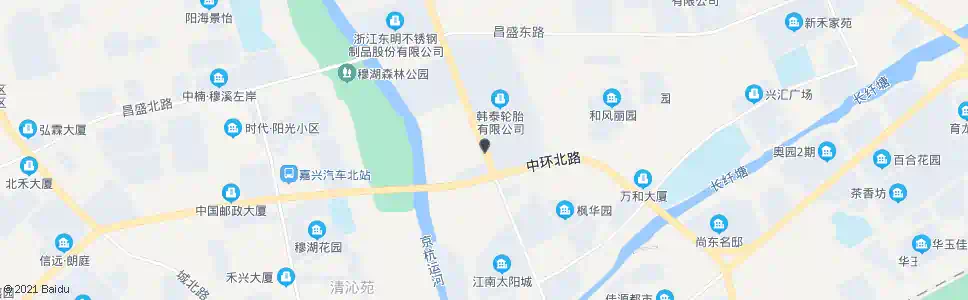 嘉兴东方路中环北路_公交站地图_嘉兴公交_妙搜公交查询2025
