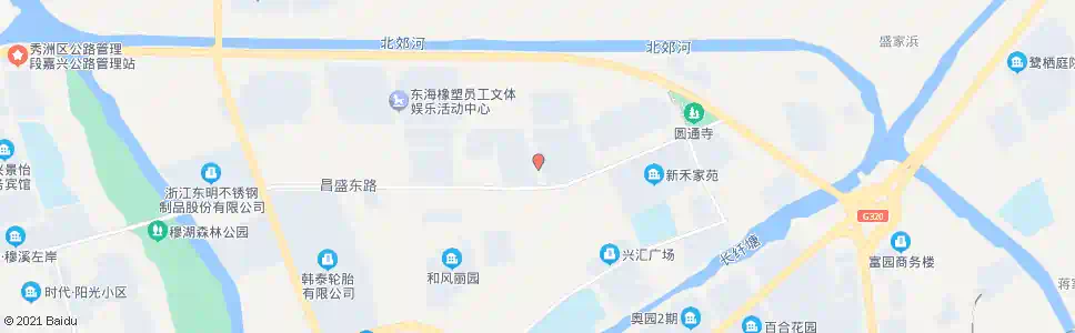 嘉兴茶园路昌盛东路_公交站地图_嘉兴公交_妙搜公交查询2025
