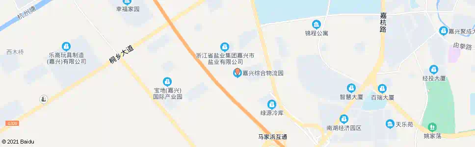 嘉兴综合物流园(建陶市场)_公交站地图_嘉兴公交_妙搜公交查询2025