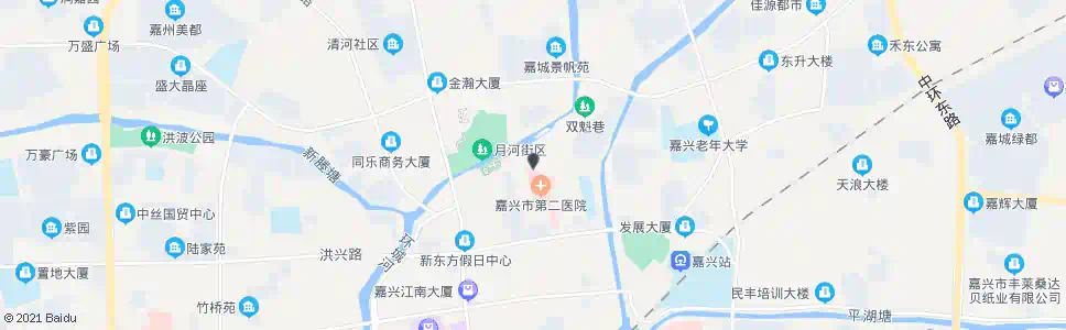 嘉兴市第二医院(望吴门)_公交站地图_嘉兴公交_妙搜公交查询2025