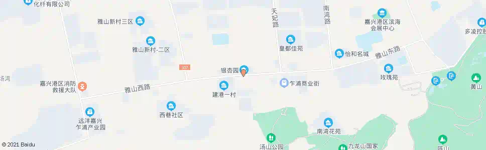 嘉兴银杏园_公交站地图_嘉兴公交_妙搜公交查询2025