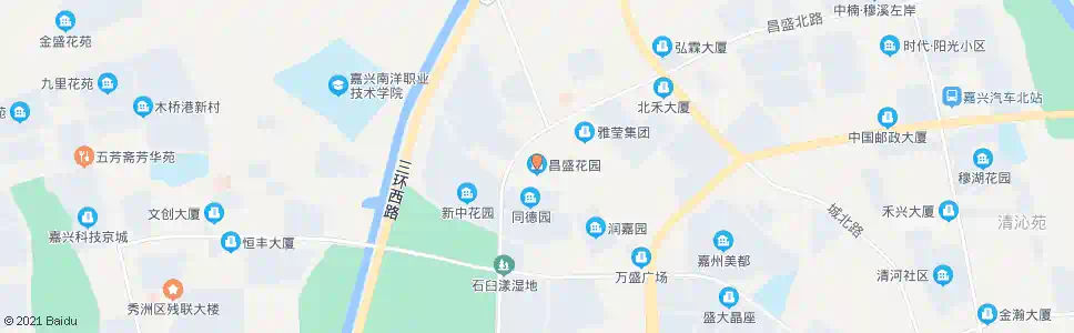 嘉兴昌盛花园B区_公交站地图_嘉兴公交_妙搜公交查询2025