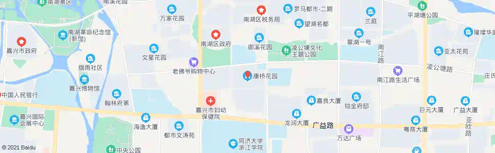 嘉兴康桥花园_公交站地图_嘉兴公交_妙搜公交查询2025