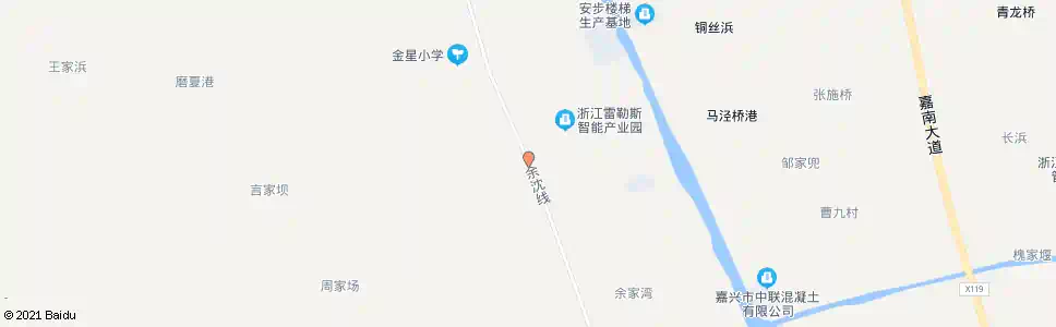嘉兴金星9组_公交站地图_嘉兴公交_妙搜公交查询2025