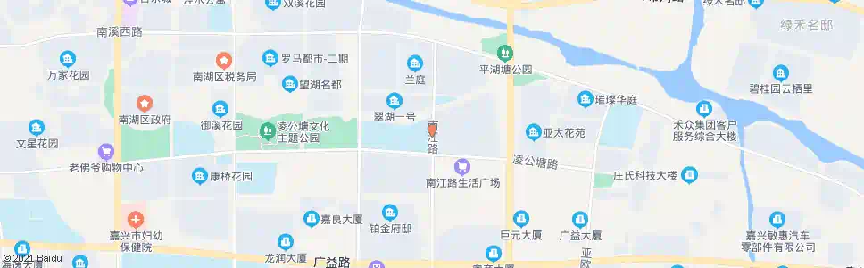 嘉兴南江路凌公塘路_公交站地图_嘉兴公交_妙搜公交查询2025