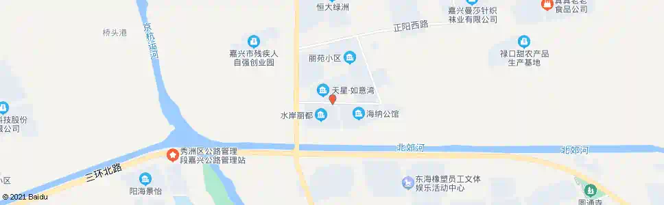 嘉兴天星西路东方北路_公交站地图_嘉兴公交_妙搜公交查询2025