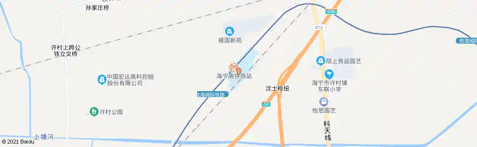 嘉兴海宁火车西站_公交站地图_嘉兴公交_妙搜公交查询2025