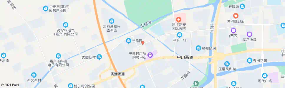 嘉兴洪兴路秀园路_公交站地图_嘉兴公交_妙搜公交查询2025