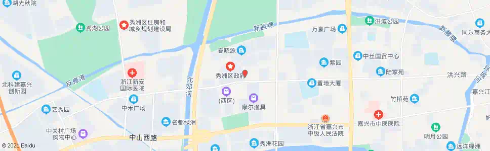 嘉兴长虹路洪兴西路_公交站地图_嘉兴公交_妙搜公交查询2025