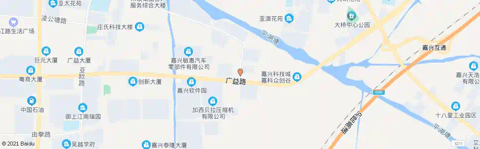 嘉兴广益路亚澳路_公交站地图_嘉兴公交_妙搜公交查询2025