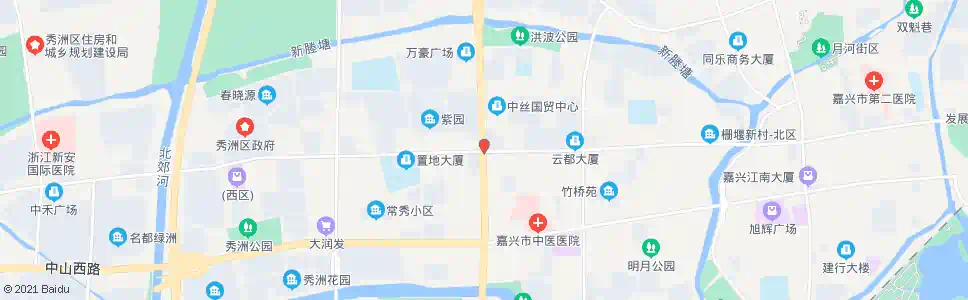 嘉兴洪兴路中环西路_公交站地图_嘉兴公交_妙搜公交查询2025
