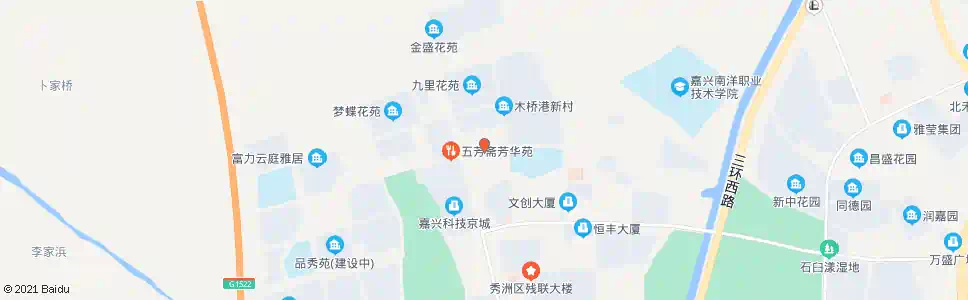 嘉兴木桥港路秀洲大道_公交站地图_嘉兴公交_妙搜公交查询2025