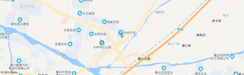 嘉兴大桥中学_公交站地图_嘉兴公交_妙搜公交查询2025